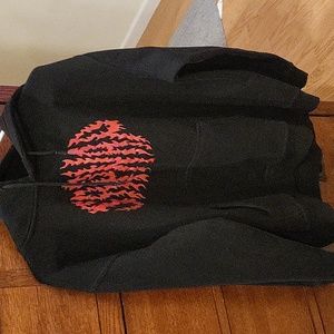 Mcyt Sapnap flame name logo pullover hoodie